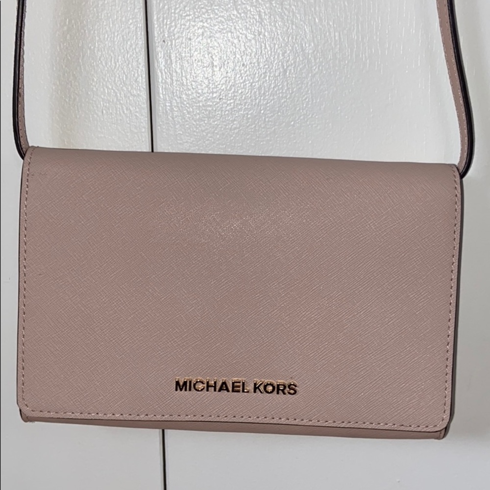 Michael Kors blush crossbody purse